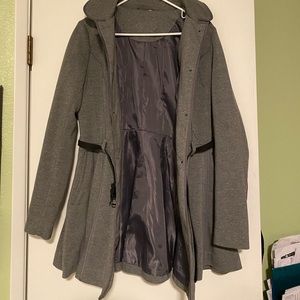 Jou Jou for Nordstrom Flare Pea Coat